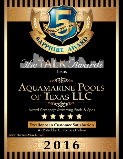 talk of the town award aquapools