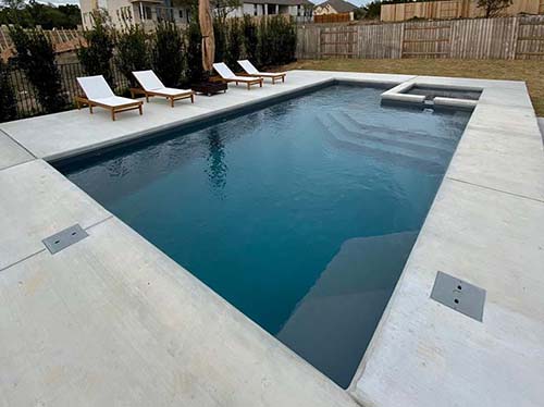Installer Fiberglass Swimming Pool Contractor Leander Texas Canyon Creek Inground pools Builder that turns hopes and dreams into reality