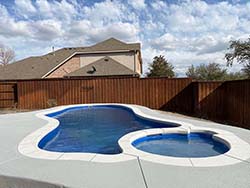 Fiberglass Inground Pool Contractor Austin Texas Allandale Fiberglass Swimming Pools Builder creating backyard private water resort