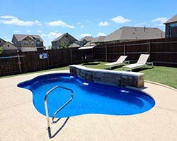 Installer Inground Swimming Pool Contractor New Braunfels Texas Mustang Ridge and private water park and resort right outside in the yard