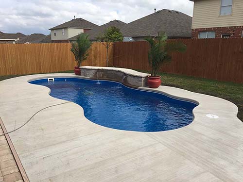 Contractor Inground Pool Installer Anderson Mill Estates Texas Avery South Fiberglass Swimming Pools Builder of a dream private water park