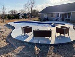 Builder Swimming Pool Contractor Barrington Oaks Texas San Marcos Inground Pools Installer that creates reality of your dreams just outside