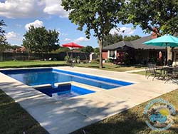 Install Contractor Fiberglass Swimming Pool Builder Barrington Oaks Texas Appaloosa Run Inground Pools Installer 