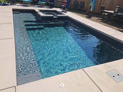 Inground Swimming Pool Pro Design Contractor Falfurious Texas Calallen Fiberglass Pools Builder of private water park backyard oasis